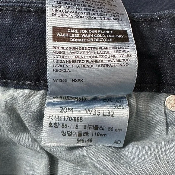 Levi Strauss Signature Mid-Rise Bootcut Denim Jeans • Blue • Sz 20M W35 L32 •EUC - Picture 15 of 15